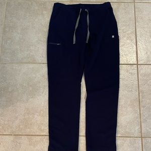 Figs Navy Yola Skinny Scrub Pants